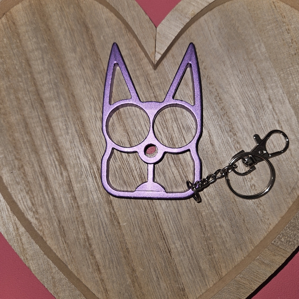 Purple Cat Ear Self-Defense Keychain 2/$20